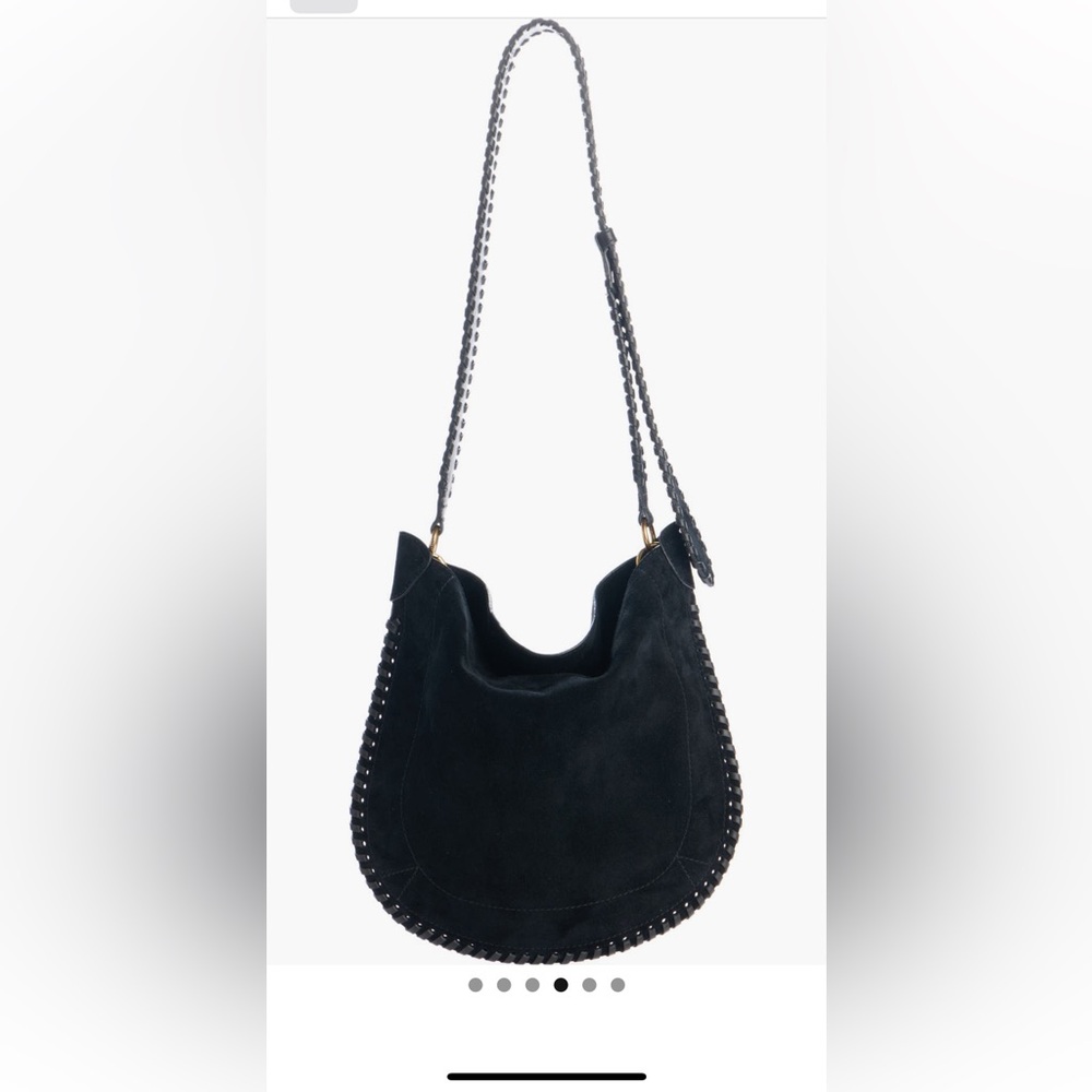 Isabel Marant Oskan Suede Soft Bag - Black